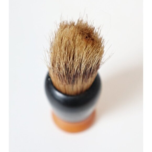 2 Vintage Shaving Brush  Badger Plastic & Bakelite Butterscotch 1930's - Picture 6 of 8